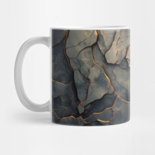 Stylized Silver Stone Surface Mug